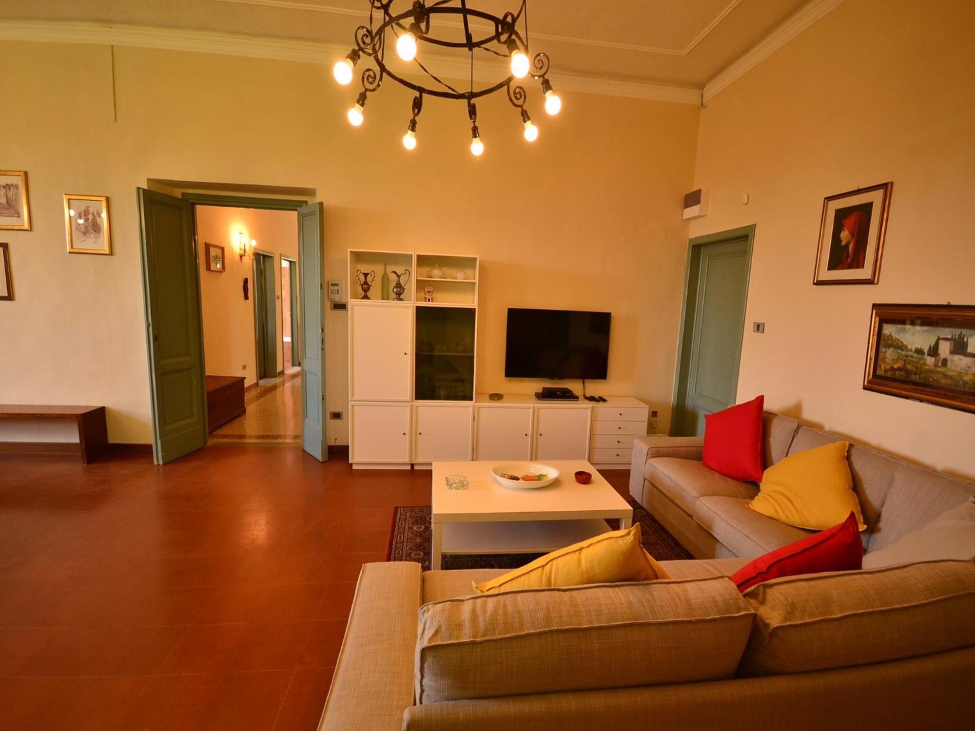 Lovely Holiday Home In Montefiridolfi With Hill View Dış mekan fotoğraf