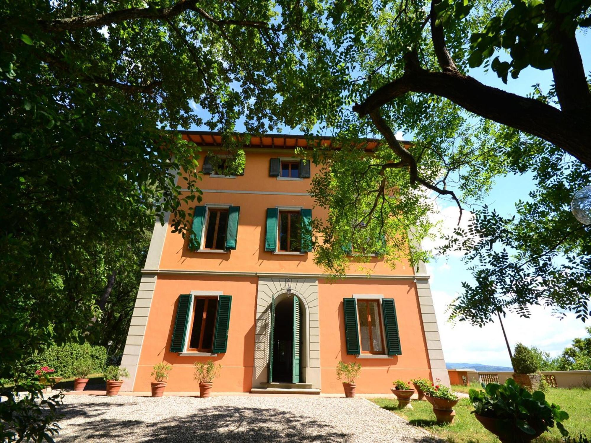 Lovely Holiday Home In Montefiridolfi With Hill View Dış mekan fotoğraf