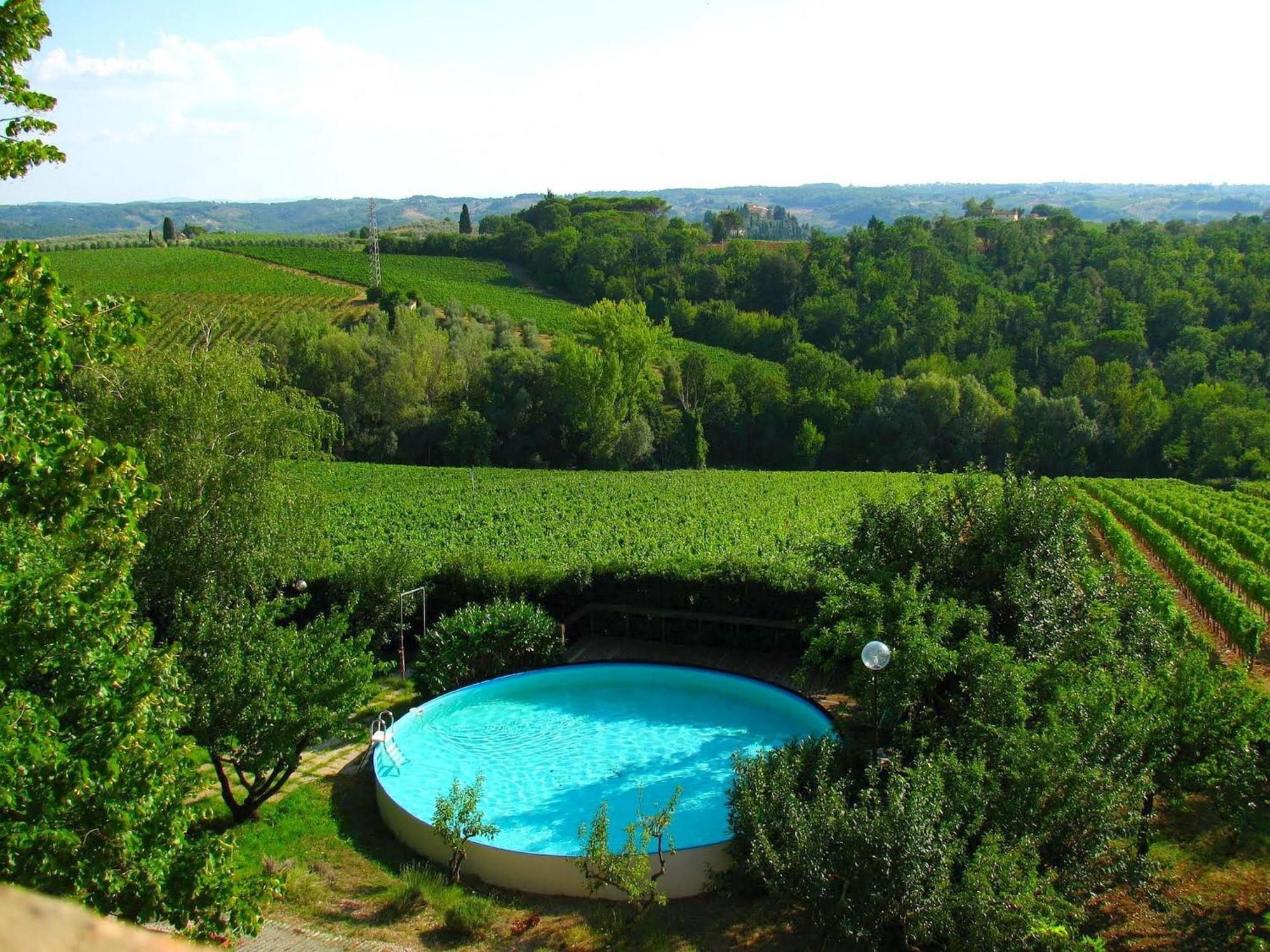 Lovely Holiday Home In Montefiridolfi With Hill View Dış mekan fotoğraf