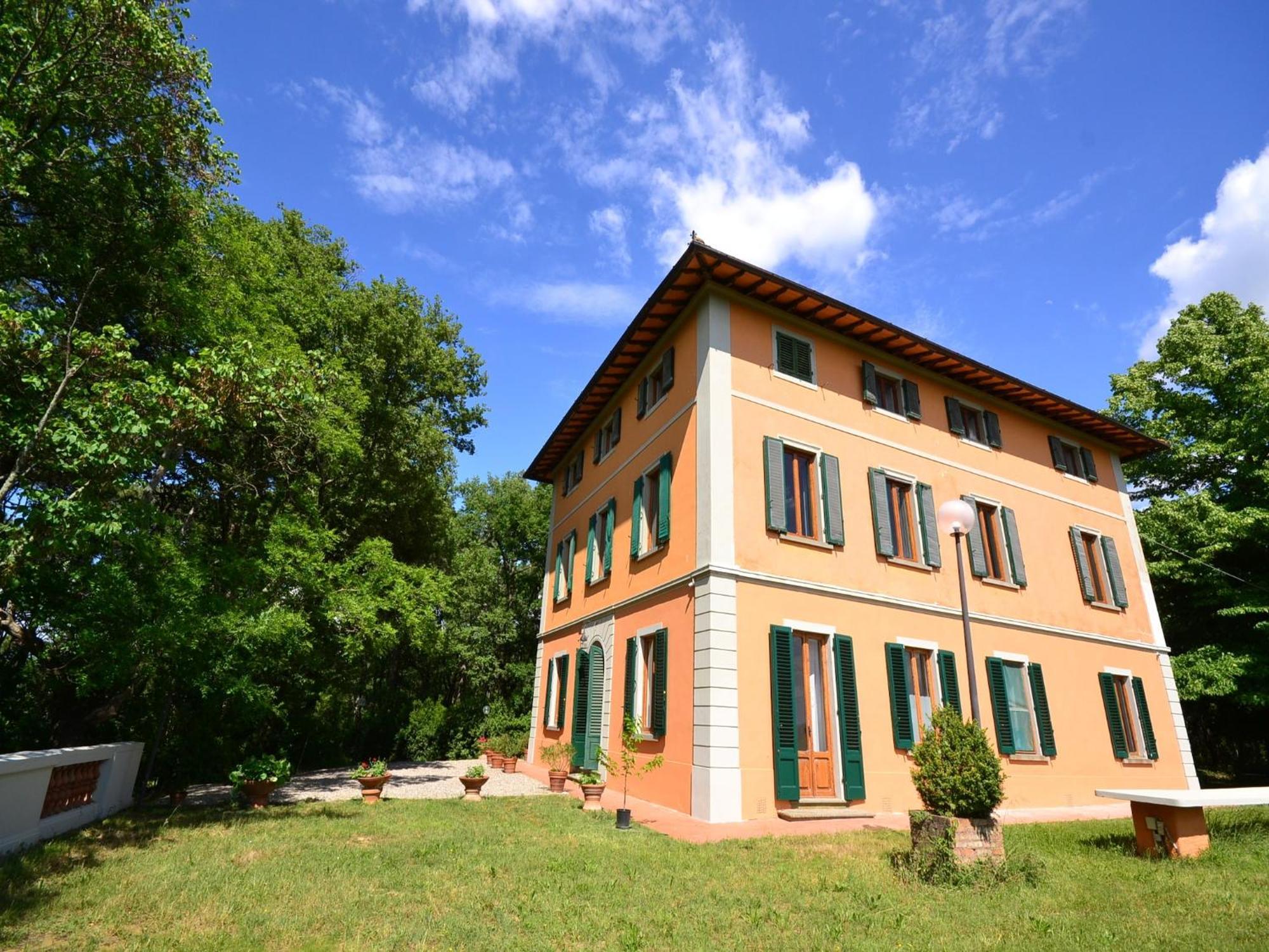 Lovely Holiday Home In Montefiridolfi With Hill View Dış mekan fotoğraf
